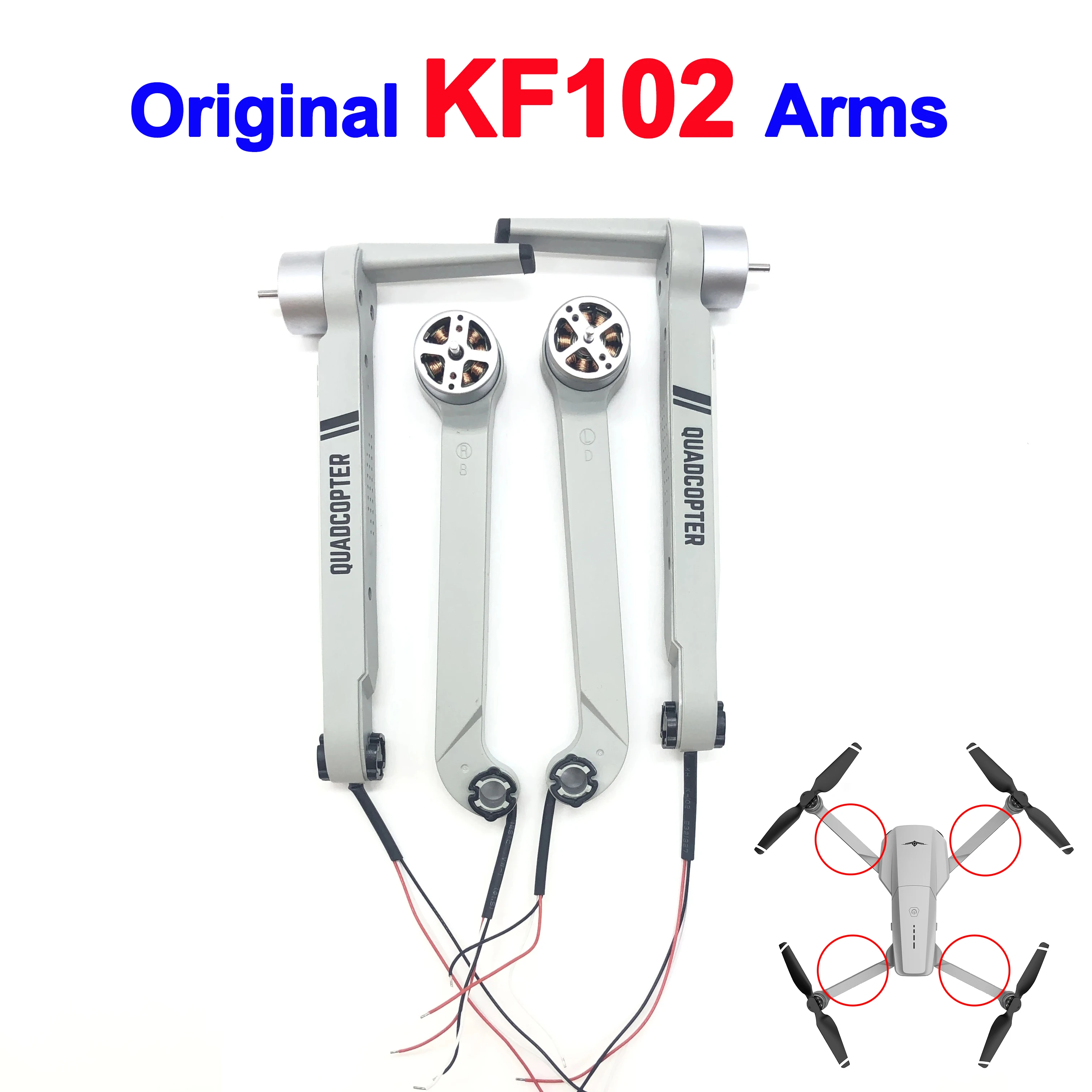 Drone Mapping - KF102 MAX Vorne Hinten Arm Ersatz