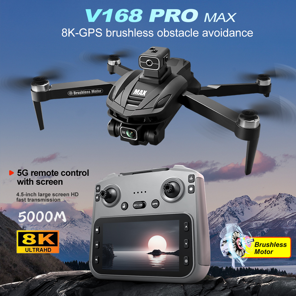 Drone Mapping - V168 PRO Max GPS Drohne 8K