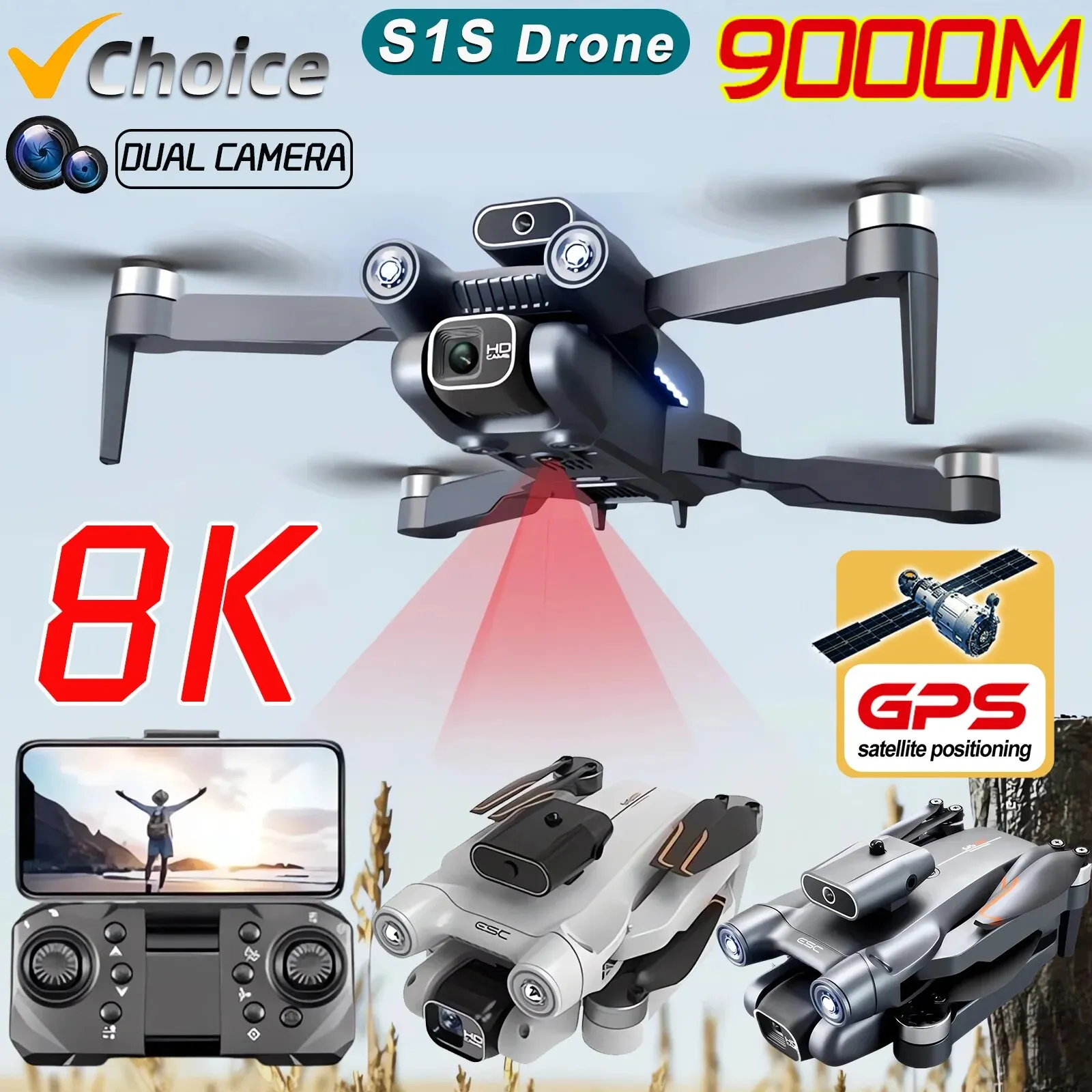 Neue s1s 5g gps drohnen kamera – Drone Mapping Bewertung und Preis