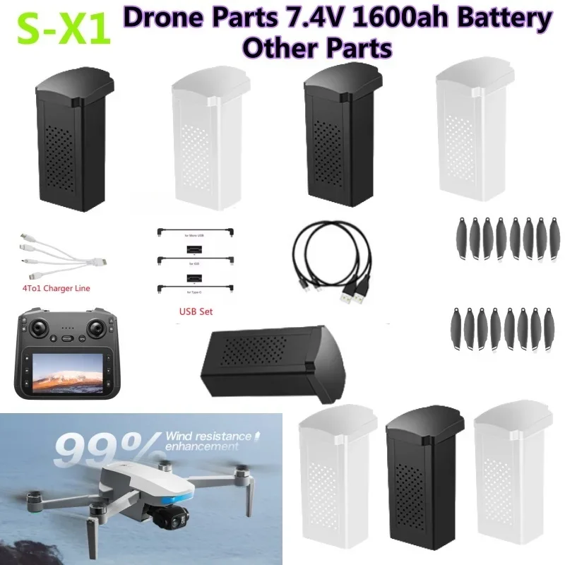 S-X1 MAX GPS Drohnen-Akku 7,4V – Drone Mapping Bewertung und Preis